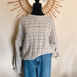 Van Heusen Cream Knit Sweater